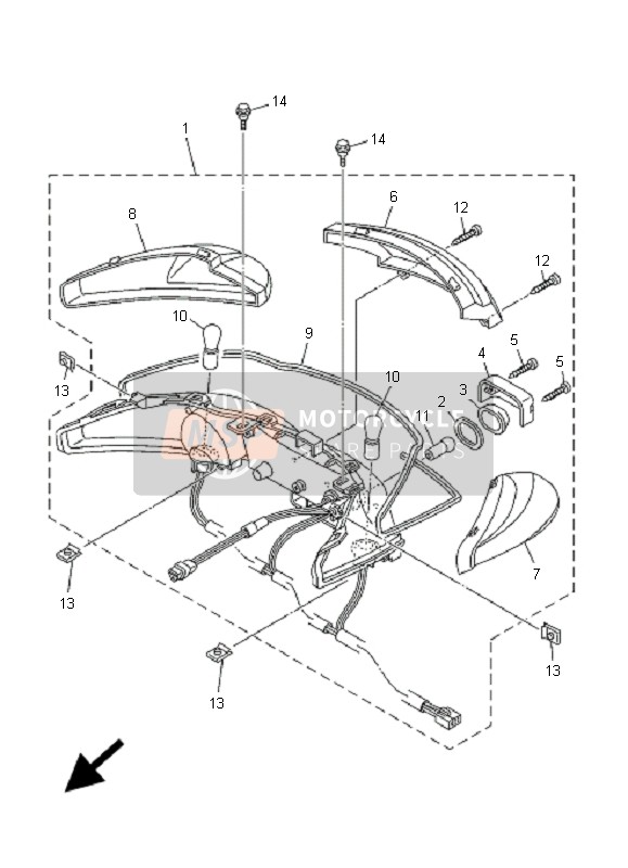 901090501000, Puleggia, Rotore, Yamaha, 1